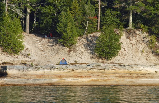 Fees for backcountry camping at Pictured Rocks National Lakeshore will not go up. Photo: Howard Meyerson