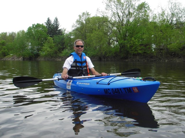 Jeff Neumann is not stranger to canoes and kayaks. His new guided paddling tour business introduces inexperienced paddlers to the sport. Photo: Howard Meyerson 