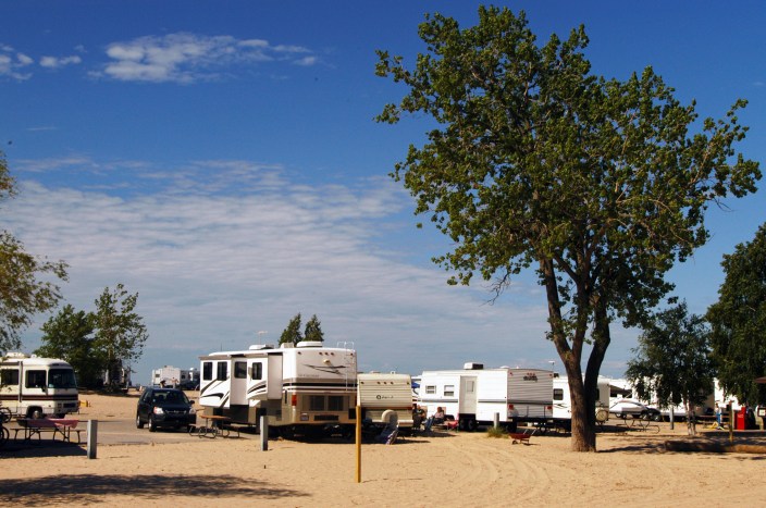 Grand Haven State Park and other Michigan state parks were poplar during the summer of 2013. Photo: Howard Meyerson