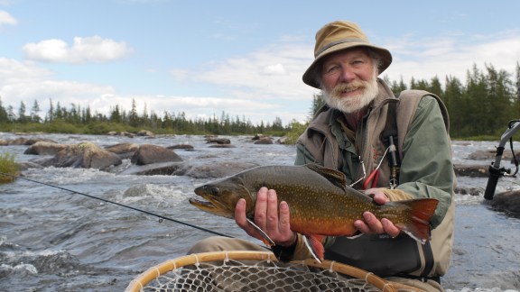 Author John Gierach calls Labrador the Center of the Spiritual Universe for Brook Trout in "North of Wild" showing in the 2014 Fly Fishing Film Tour (Courtesy | F3t Fly Fishing Film Tour)