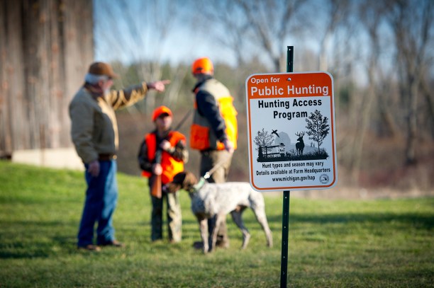 Michigan's Hunter Access Program pays farmers to allow hunters on their lands. Photo: Dave Kenyon, Michigan DNR.