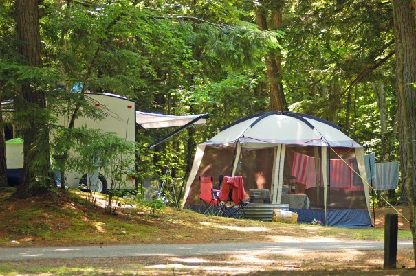 Hoeft State Park: Camping fees at PH Hoeft State Park, north of Rogers City on Lake Huron, went up only $1 per night. Photo. Howard Meyerson