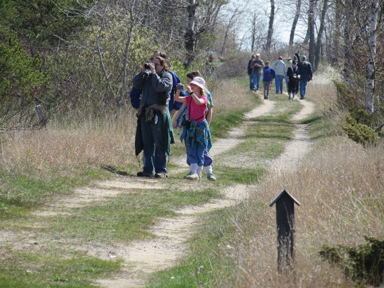Birders at Tawas Point Birding Festival © Brad Slaughter.