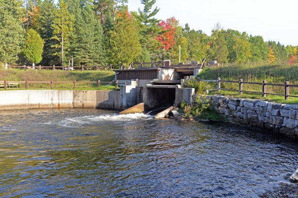 The Song of the Morning dam was opened permanently in 2014. The dam structure will come out this year, widening the river channel at the dam site. Photo by Howard Meyerson.